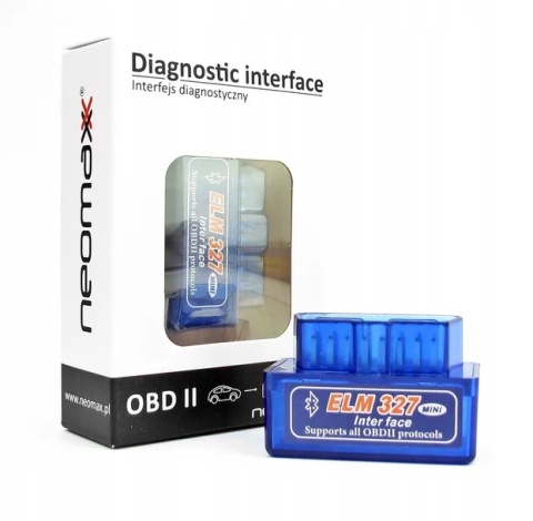 INTERFEJS DIAGNOSTYCZNY OBD2 ELM 327 BLUETOOTH