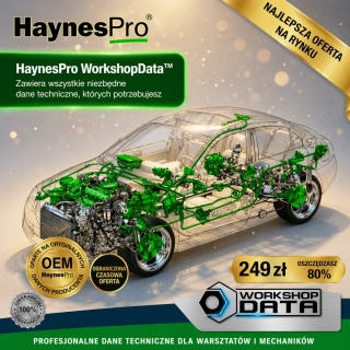 WORKSHOPDATA HAYNESPRO WEBDATABAYS | Dane techniczne i serwisowe | Pojazdy osobowe, ciężarowe| DOSTĘP ONLINE 12 MIESIĘCY